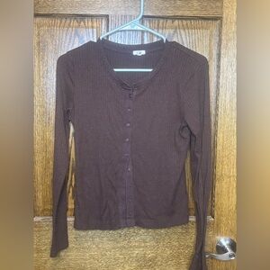 AERIE Long Sleeved Brown Sweater or Top